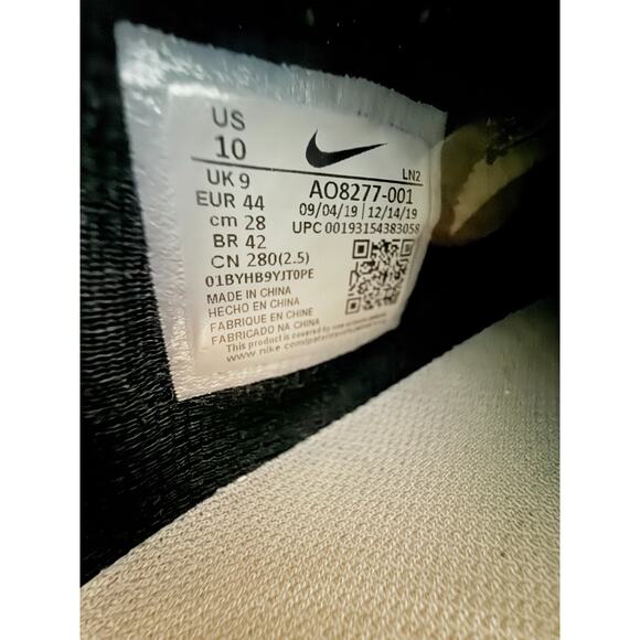 Size 10 Nike Mens Vapor Edge 360 Pro Football Cleats Black Gold A08277-001 - Picture 9 of 9